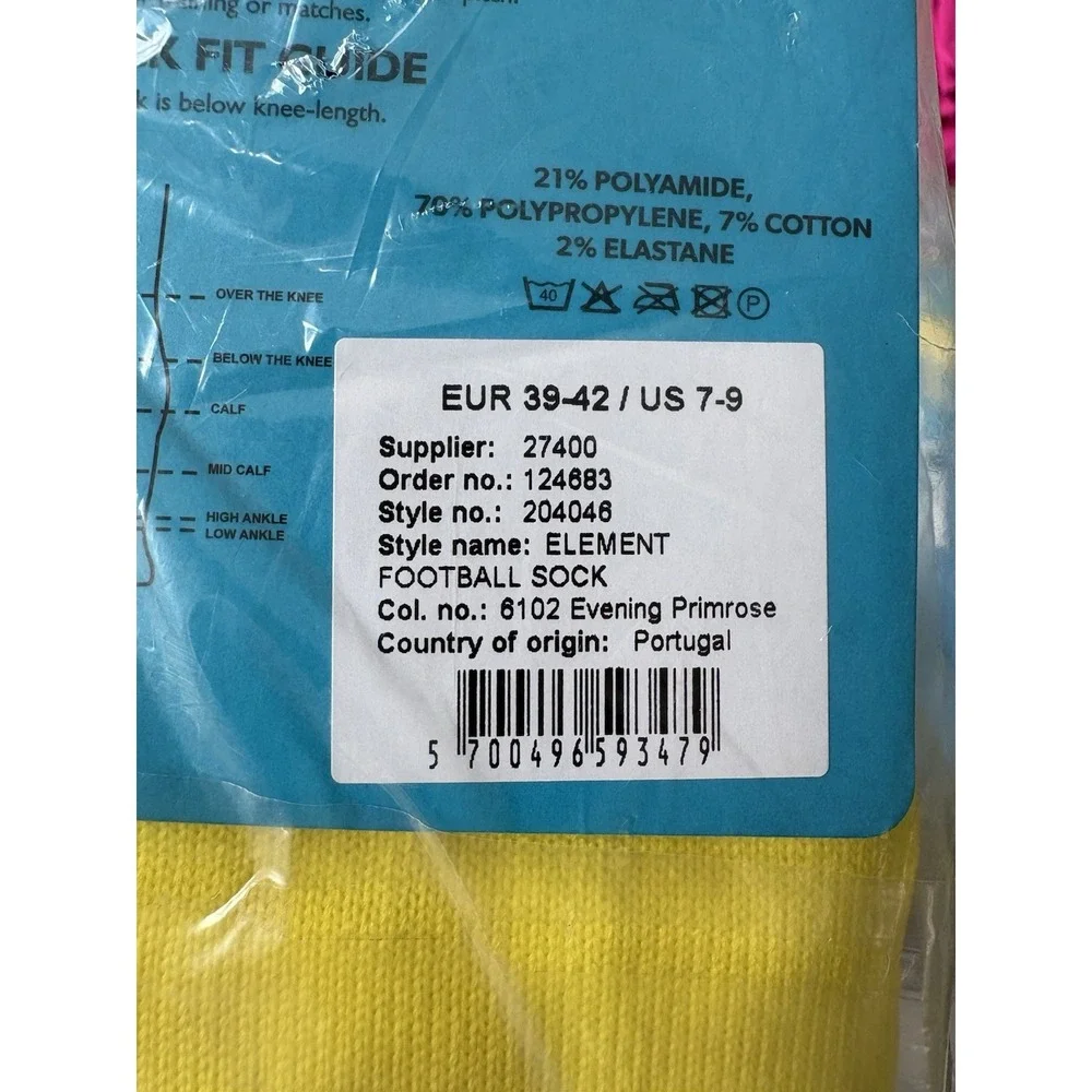 Hummel Element Soccer‎ Socks US Size 7-9